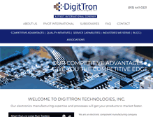 Tablet Screenshot of digittron.com